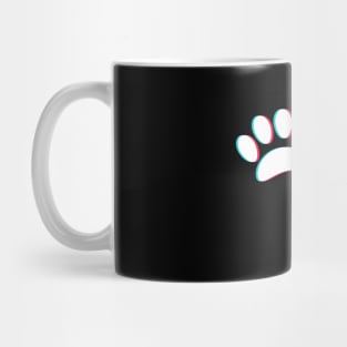 TikTok cat paw emoji smiley White Mug